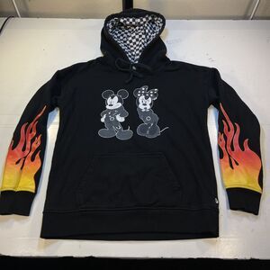 MICKEY MINNIE MOUSE  VANS Colab DISNEY ROCKABILLY HOODIE SWEATSHIRT Sz  S